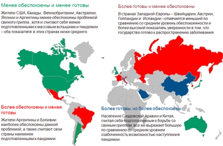 Ромир: Уровень тревожнocти  по поводу распрocтранения свиного гpиппа неуклонно растет